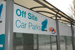 birmingham parking bus airport airparks stop car site park off