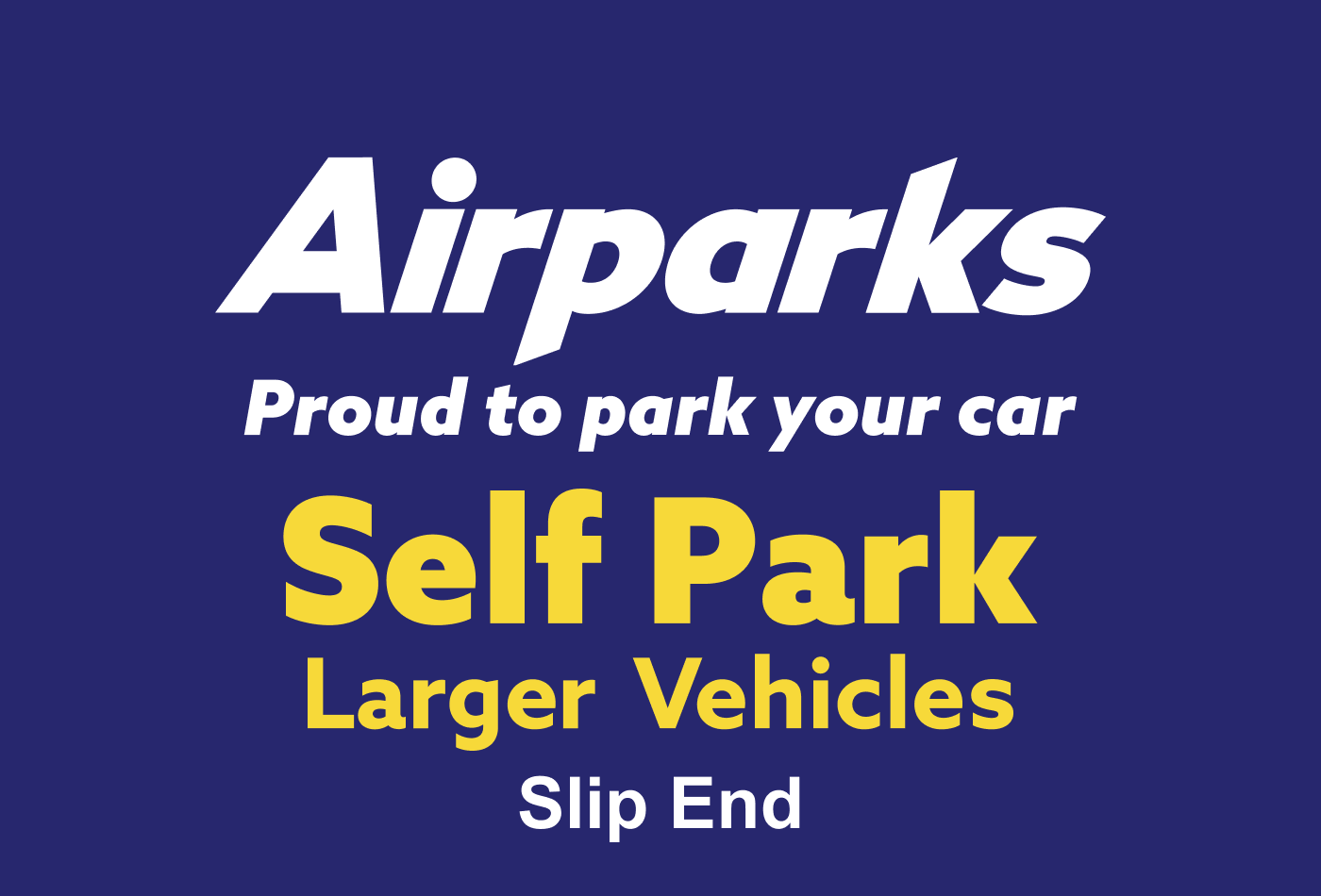 Airparks Self Park - Larger vehicles